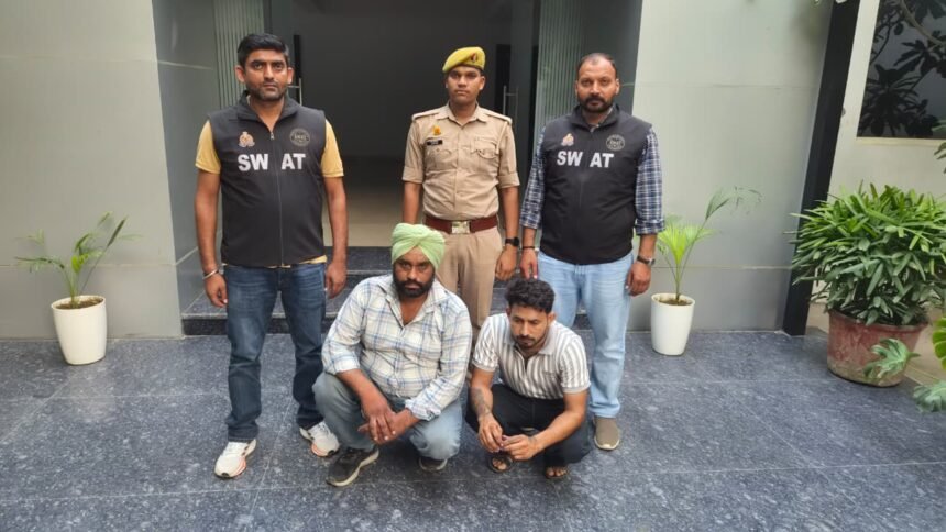 Police Encounter in Ghaziabad: Wanted Vehicle Thief Farman, Carrying a ₹50,000 Reward, Arrested. IMAGE CREDIT TO पुलिस