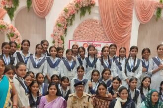 Under Mission Shakti, a foot march was taken out in Modinagar carrying the message of women safety and empowerment, with MLAs and officials participating. IMAGE CREDIT TO REPORTER