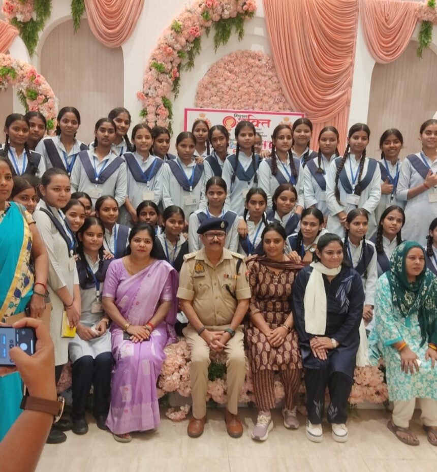 Under Mission Shakti, a foot march was taken out in Modinagar carrying the message of women safety and empowerment, with MLAs and officials participating. IMAGE CREDIT TO REPORTER