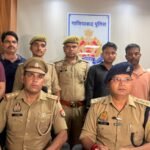 Illegal Trade in Intoxicating Cough Syrup Busted in Ghaziabad; Goods Worth ₹85.80 Lakh Recovered — IMAGE CREDIT TO पुलिस