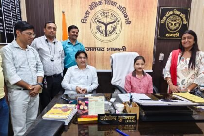 Mission Shakti Initiative: Alisha Takes Charge as BSA for a Day, Huma Becomes District Coordinator — IMAGE CREDIT TO सूचना विभाग