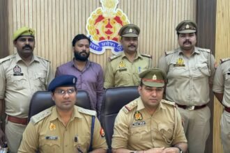 Major Action by Indirapuram Police: Notorious Vehicle Thief Arrested, 14 Stolen Vehicles Recovered — IMAGE CREDIT TO पुलिस