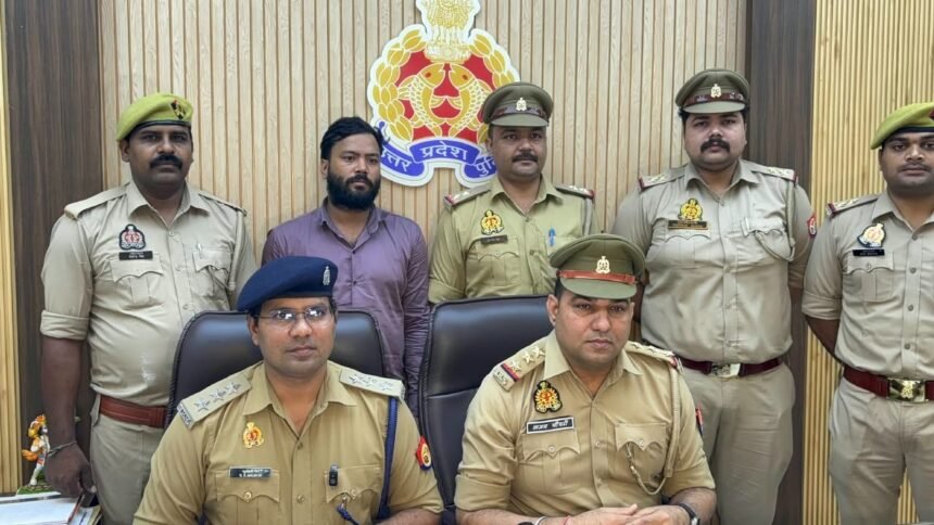 Major Action by Indirapuram Police: Notorious Vehicle Thief Arrested, 14 Stolen Vehicles Recovered — IMAGE CREDIT TO पुलिस