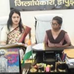 Kasturba School Student Nidhi Becomes DM for a Day, Listens to Public Grievances IMAGE CREDIT TO सूचना विभाग