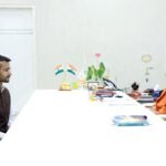 Tanuj Sengar Meets Chief Minister Yogi Adityanath, Demands Widening of Modinagar Road IMAGE CREDIT TO रिपोर्टर