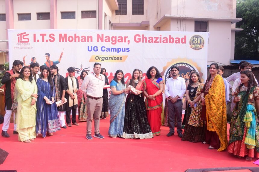 A grand event of ‘Navkriti – Dandiya and Best Seller Showdown’ held at I.T.S. Mohan Nagar. IMAGE CREDIT TO इंस्टीट्यूट