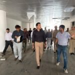 GDA VC Nand Kishore Kalal Takes Action in Madhuban-Bapudham: Expresses Anger Over Negligence in New Office Construction, Orders Strict Action Against Contractor. IMAGE CREDIT प्राधिकरण