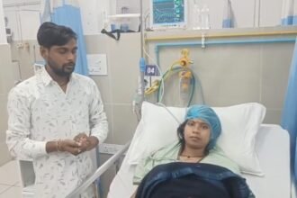 Pregnant Woman Admitted to Hospital in Critical Condition Delivers Safely; Both Mother and Baby Are Healthy. IMAGE CREDIT TO रिपोर्टर