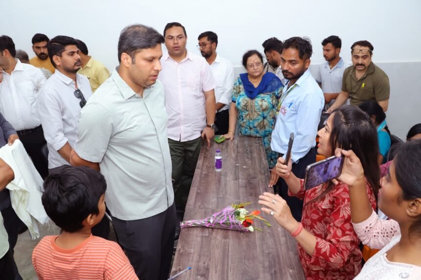 DM Inspects Polling Booths to Ensure Eligible Voters’ Names Are Included in the Electoral Roll — IMAGE CREDIT TO सूचना विभाग
