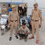 Major Action by Kotwali Nagar Police: Three Stolen Motorcycles and Two Scooters Recovered; One Accused Arrested with an Illegal Knife — IMAGE CREDIT TO पुलिस