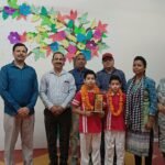 Nine-Year-Old Anaya Shines in Badminton, Secures a Place in the National Competition — IMAGE CREDIT TO रिपोर्टर