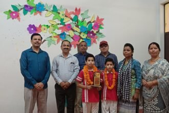 Nine-Year-Old Anaya Shines in Badminton, Secures a Place in the National Competition — IMAGE CREDIT TO रिपोर्टर