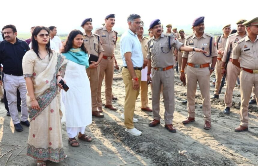 Garh Ganga Kartik Purnima Fair 2026: DM and SP Inspect Fairgrounds, Direct Officials to Expedite Preparations — IMAGE CREDIT TO सूचना विभाग