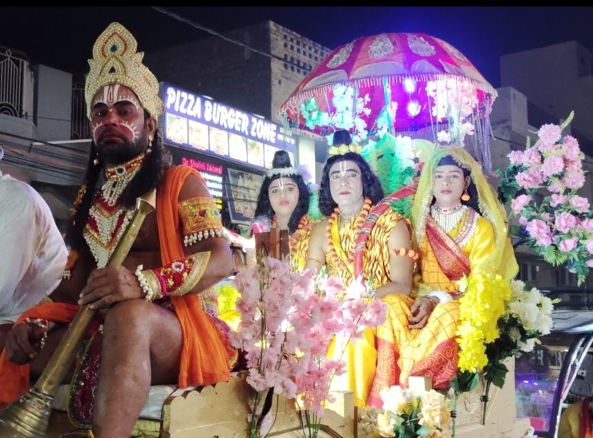 Ramlila Concludes with the Grand Coronation of Lord Shri Ram, Grounds Echo with Devotional Chants IMAGE CREDIT TO: रिपोर्टर