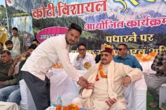 Satpal Maharaj Offers Prayers to Lord Shirgul Maharaj in Simog, Attends Dussehra Celebrations. IMAGE CREDIT TO सूचना विभाग