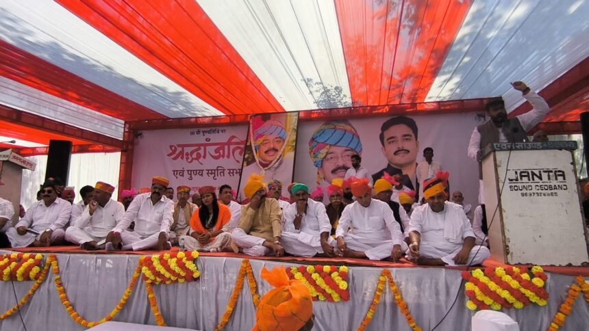 Massive Gathering on Rajendra Singh Rana’s Death Anniversary; Voices Rise in Support of Kartikeya Rana. IMAGE CREDIT TO रिपोर्टर