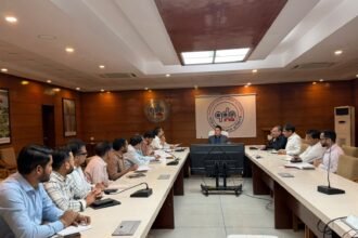GDA Goes into Action Mode as GRAP-1 Comes into Effect: Heavy Fines for Negligence at Construction Sites; Repeat Offenders to Be Blacklisted. IMAGE CREDIT TO प्राधिकरण