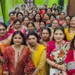 Karwa Chauth Celebrated with Great Enthusiasm at Nutrition Club; Charu Crowned ‘Karwa Chauth Queen’. IMAGE CREDIT TO रिपोर्टर