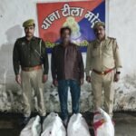 Tila Mor Police Crack Down on Illegal Firecracker Trade; One Accused Arrested. IMAGE CREDIT TO: पुलिस