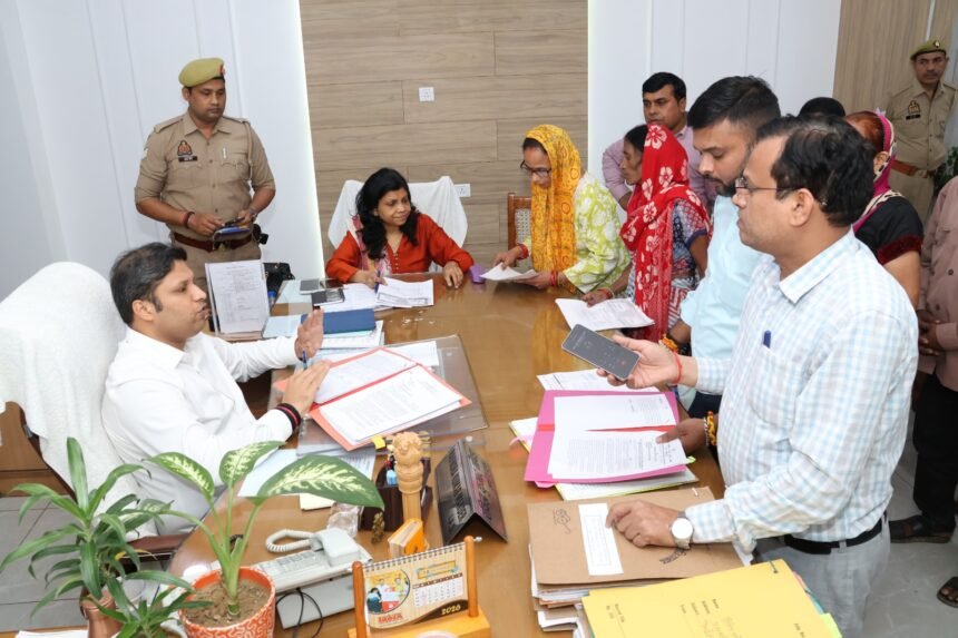 DM Addresses Public Grievances During Public Hearing; Directs Officials to Prioritize the Poor and Underprivileged. IMAGE CREDIT TO: सूचना विभाग