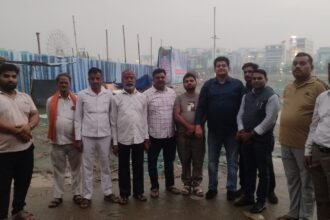 Preparations for Chhath Festival Gather Pace in Sector 62; Groundbreaking Ceremony Scheduled for November 1. IMAGE CREDIT TO: रिपोर्टर