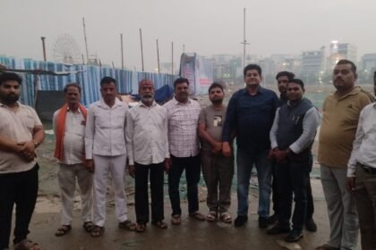 Preparations for Chhath Festival Gather Pace in Sector 62; Groundbreaking Ceremony Scheduled for November 1. IMAGE CREDIT TO: रिपोर्टर