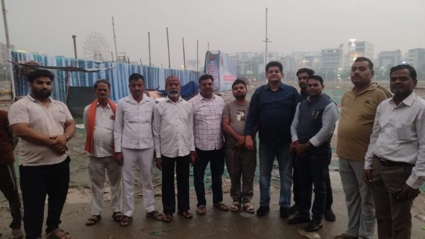 Preparations for Chhath Festival Gather Pace in Sector 62; Groundbreaking Ceremony Scheduled for November 1. IMAGE CREDIT TO: रिपोर्टर