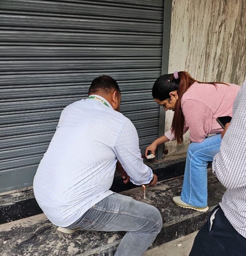 MDDA Launches Major Crackdown on Illegal Constructions, Sealing Action Carried Out at Seven Locations. IMAGE CREDIT TO प्राधिकरण
