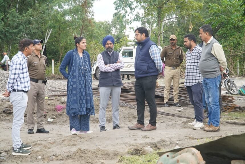 Preparations for Kumbh-2027 Gather Pace as Mela Officer Inspects Four Key Areas. IMAGE CREDIT TO सूचना विभाग